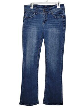 WallFlower Bootcut Jeans Mid Rise Medium Wash Size 11 Y2K Western
